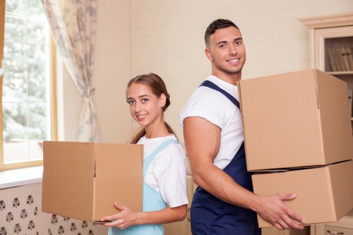 Boxes, wrapping, and labels for packing in Hammersmith