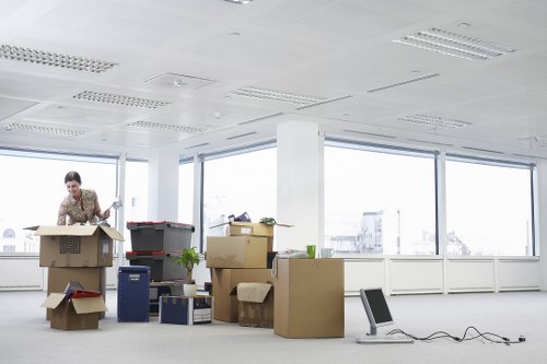 Local Hammersmith moving truck helping with flat and house removals
