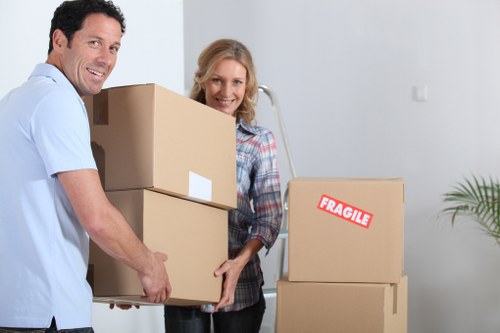 Commercial furniture removal from an office in Hammersmith