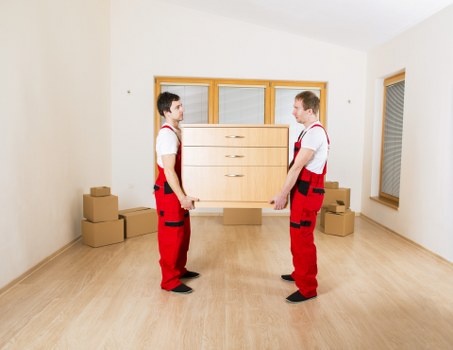 Careful loading for a West London flat relocation